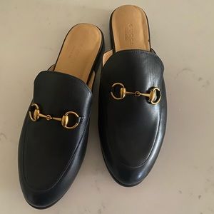 Black loafers/mules